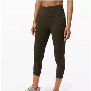 Lululemon Mid Rise Crop Leggings